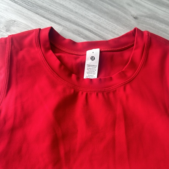 Lululemon All aligned midi dress!! DARK RED!! BEAUTIFUL!❤️ - Picture 6 of 10